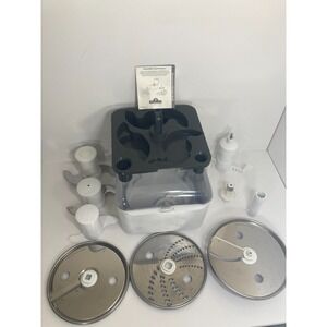 KitchenAid Food Processor Accessories Attachments Blades Disc W10424583A w/ Case